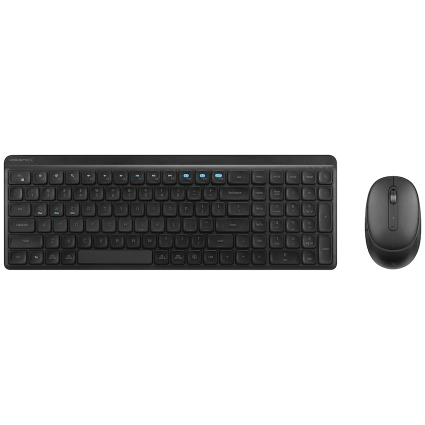 VolkanoX Scorch Bluetooth Wireless Keyboard and Mouse Combo - Graphite | VKX-209-GT