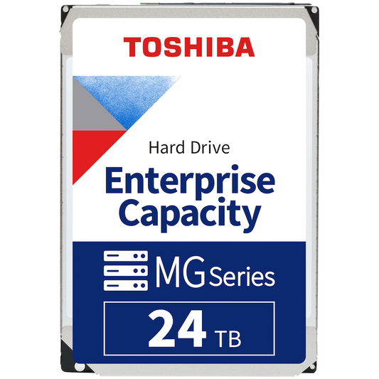 Toshiba MG Series Enterprise 24TB 3.5" 7200rpm 1024MB Cache SATA III 6.0Gb/s Internal Hard Disk Drive | HDEB034GEA51F
