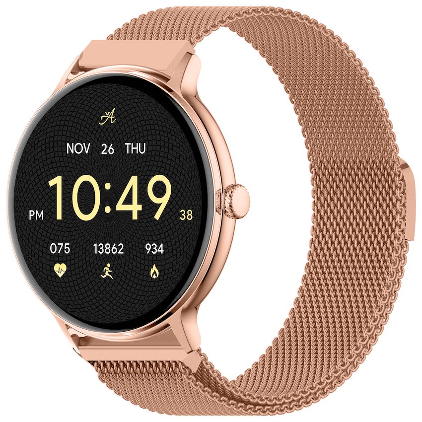 Volkano Ayla Collection Smartwatch with Extra Silicone Strap - Gold | VAC4-5105-GD