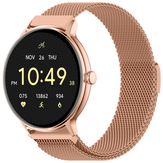 Volkano Ayla Collection Smartwatch with Extra Silicone Strap - Gold | VAC4-5105-GD