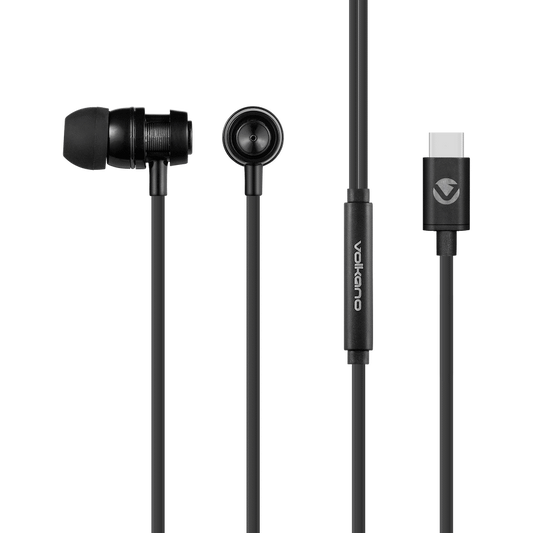 Volkano Alloy Type-C Earphone | VK-1020-BK