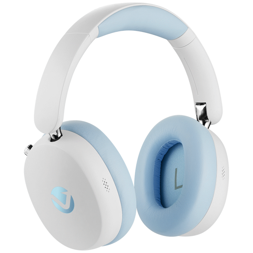 Volkano Lexi Pro Hybrid ANC Headphones - Blue/Cream | VK-2005-BL