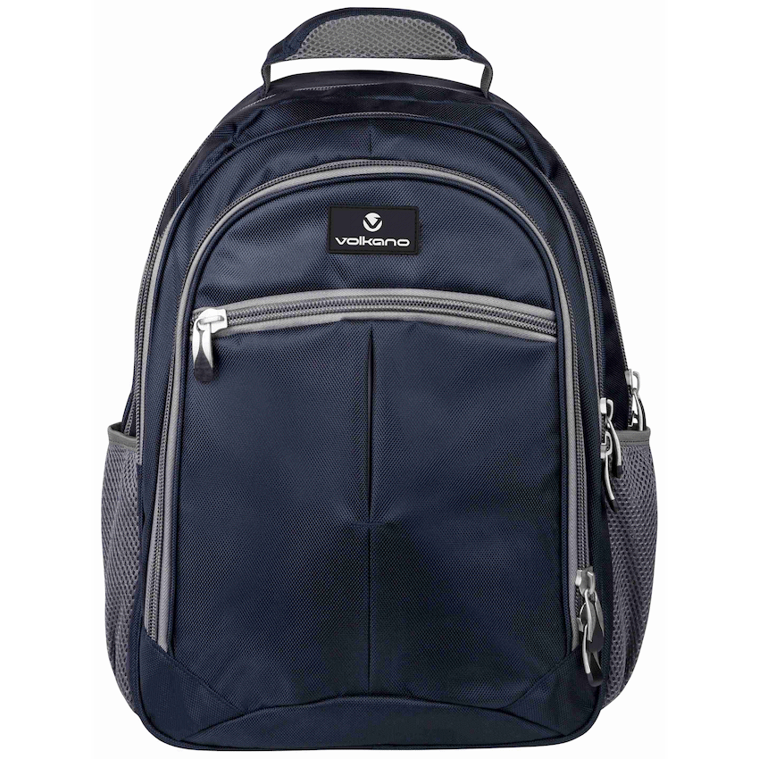 Volkano Orthopaedic Backpack 27L - Navy/Grey | VK-7093-NVGR
