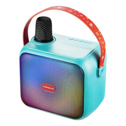 Volkano Kids SongSeeker Bluetooth Karaoke Machine with Wireless BT Microphone | VK-10117-TQ