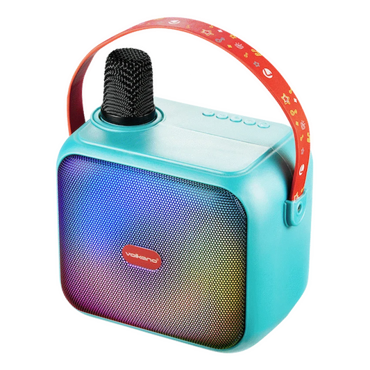 Volkano Kids SongSeeker Bluetooth Karaoke Machine with Wireless BT Microphone | VK-10117-TQ