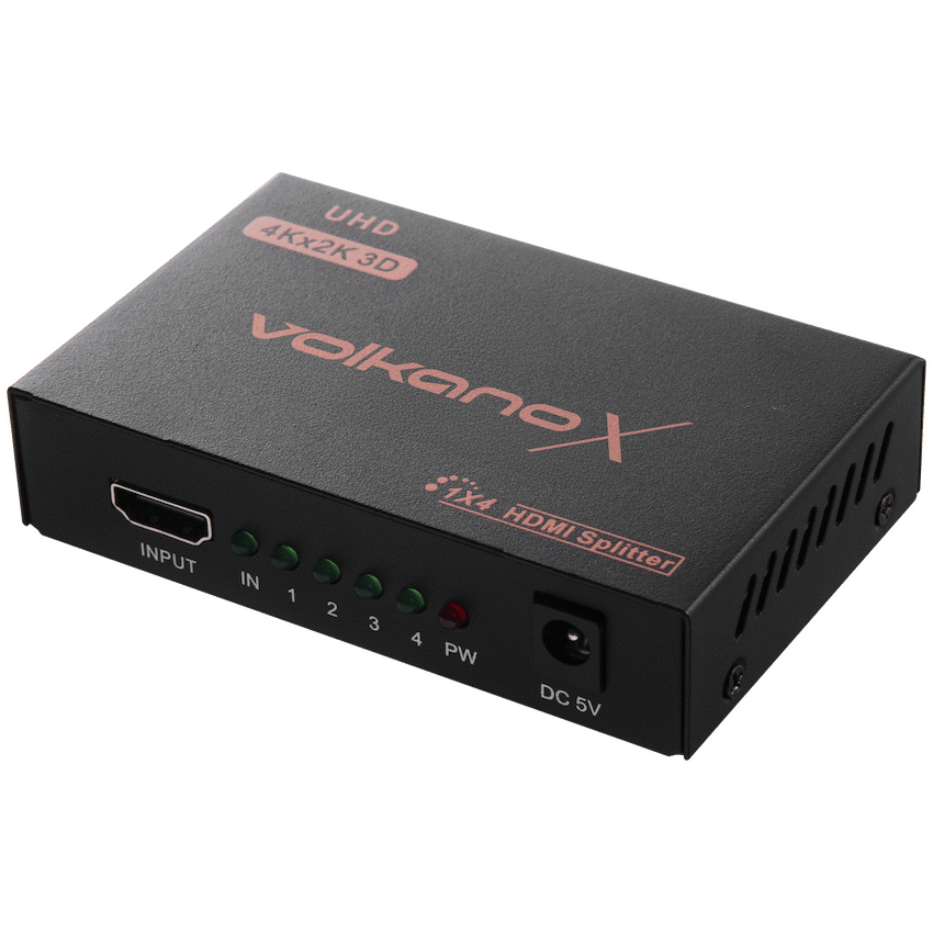 VolkanoX Define Series HDMI Splitter 4-Way | VK-20212-BK