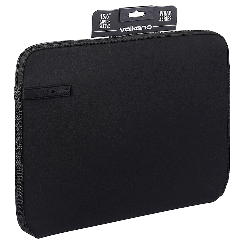 Volkano Wrap Series Laptop Sleeve 15.6" - Black | VK-7022-BK15.6
