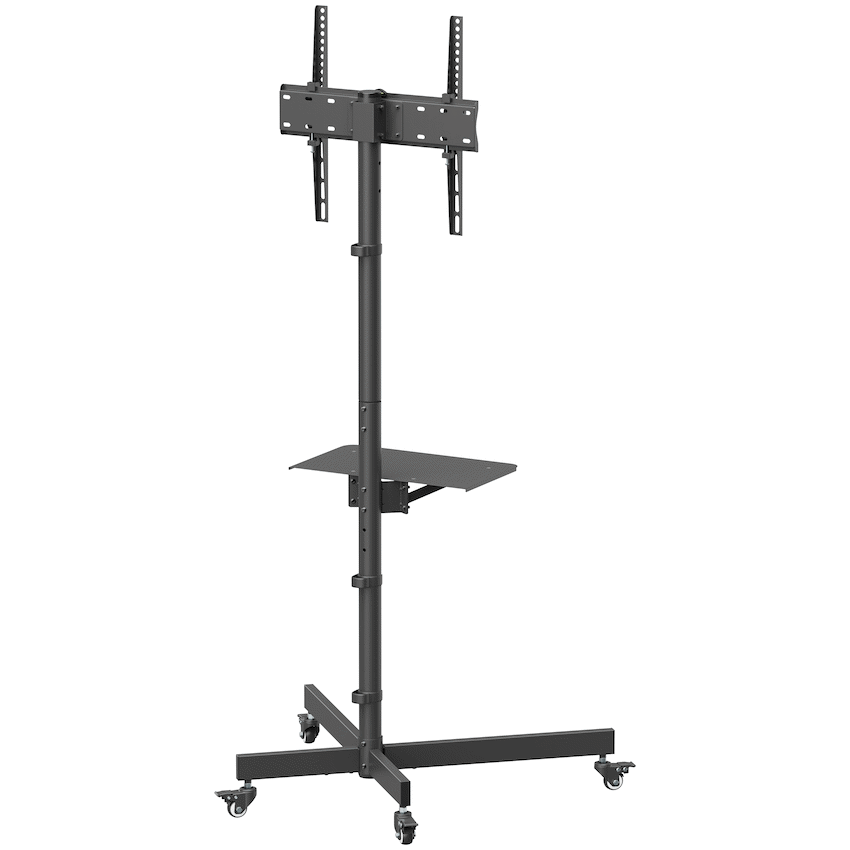 Volkano Steel series Fixed Trolley TV Bracket  32" - 55" TVs | VK-4036-BK