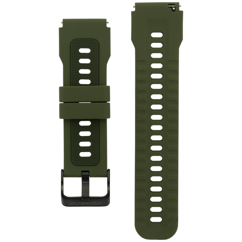 Universal Silicone 22mm Watch Strap - Green | VK-5113-GN