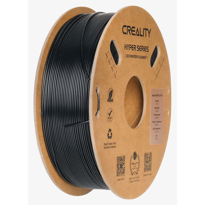 Creality 1.75mm Hyper Series ABS Filament - Black 1Kg | 3301020042