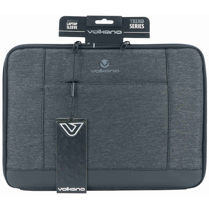 Volkano Trend Series 13.3 to 14.1-Inch Laptop Sleeve - Grey | VK-9114-GR13-14