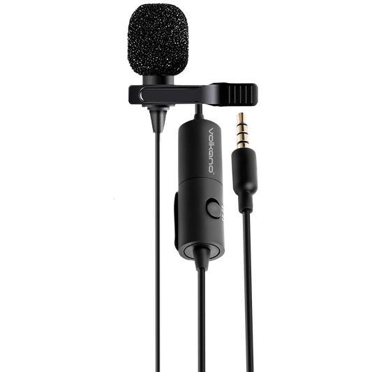Volkano Clip Pro Series 3.5mm Microphone | VK-6508-BK