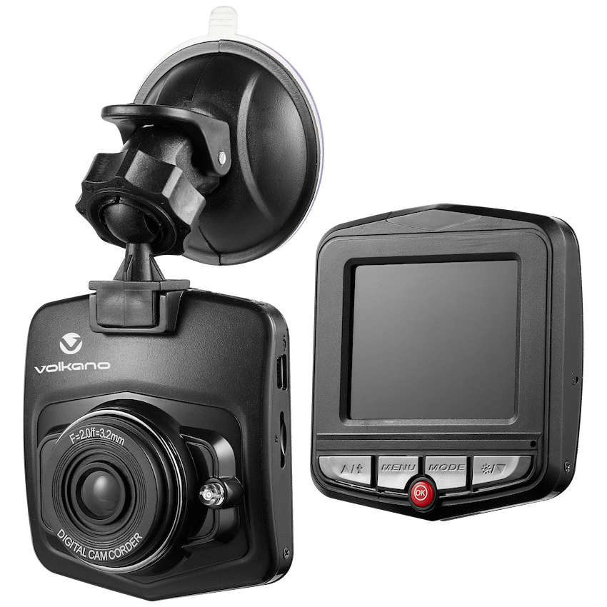 Volkano Trek Series Dash Camera | VK-10021-BK