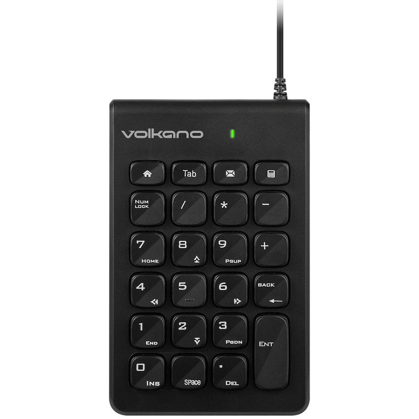 Volkano Numeric Series USB Numeric Keypad - Black | VK-20021-BK[V2]
