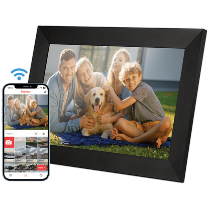 Volkano Scene Series 10.1" Smart Calendar And Digital Photo Frame with Built-In Frameo Software | VK-5150-BK
