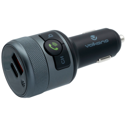 Volkano Piston Series Bluetooth Hands-Free Car Kit | VK-3039-BK[V2]