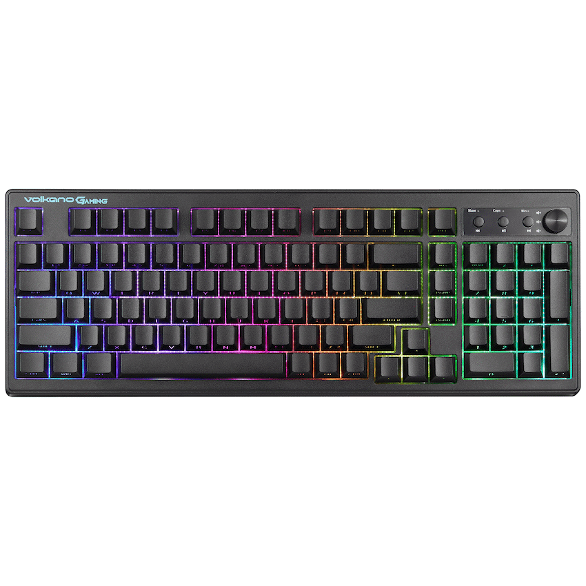 Volkano Gaming Shadow X1 Wired Gaming Keyboard with RGB lighting | VG-207-BK