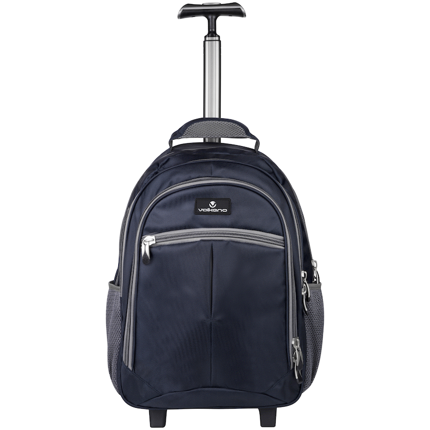 Volkano Orthopaedic Trolley Backpack 27L - Navy/Grey | VK-7094-NVGR