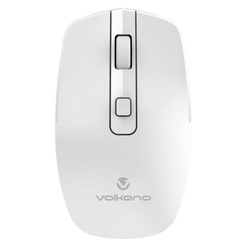Volkano Granite Series Rechargeable Wireless Mouse - White | VK-20196-WT