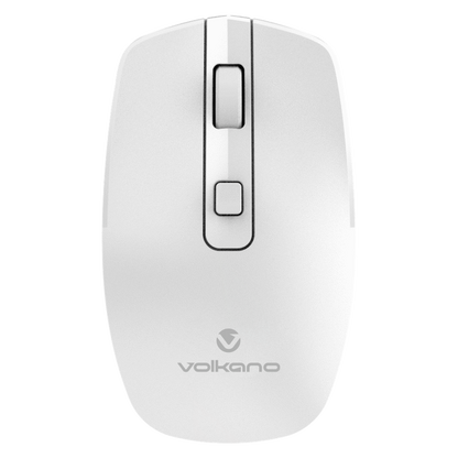 Volkano Granite Series Rechargeable Wireless Mouse - White | VK-20196-WT