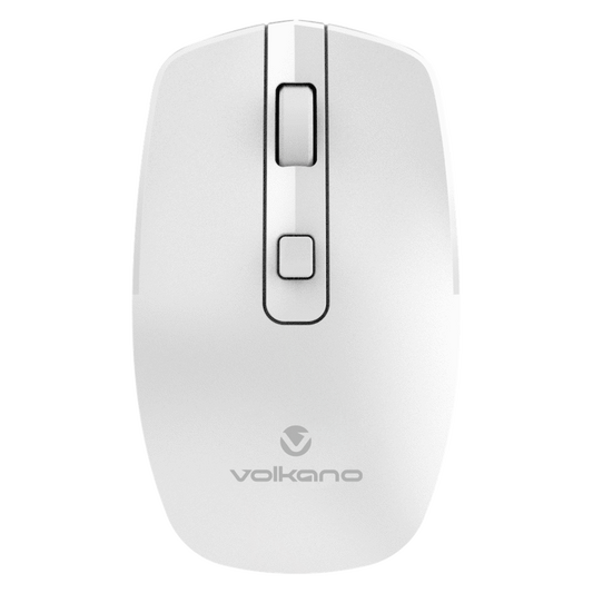 Volkano Granite Series Rechargeable Wireless Mouse - White | VK-20196-WT