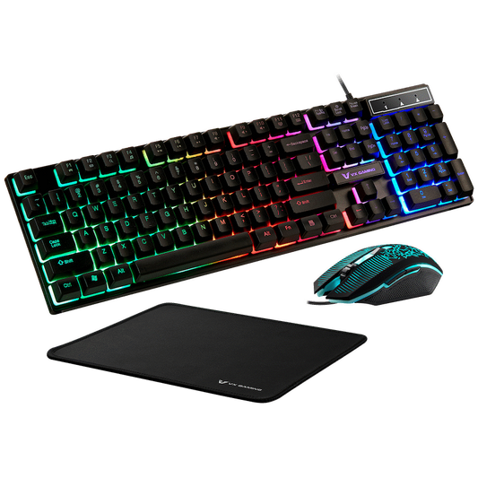 VX Gaming Artemis series 3-in-1 Combo KB, Mouse, Mousepad | VX-144-BK[V2]