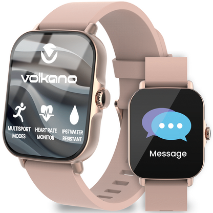 Volkano Active Tech Serene series Watch with heart rate monitor - Gold | VK-5072-GD[V2]