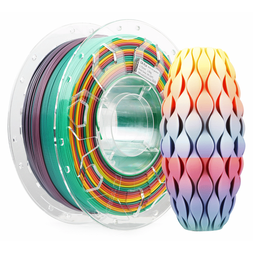 Creality 1.75mm PLA Matte Filament - Rainbow 1Kg | 3301010458