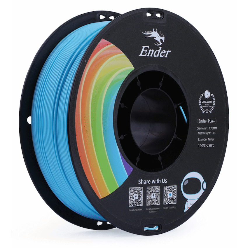 Creality 1.75mm Ender-PLA+ Filament - Blue 1Kg | 3301010310