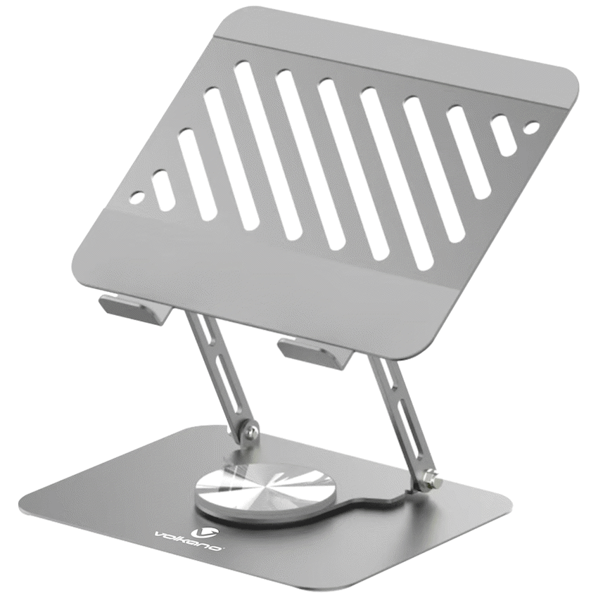 Volkano Pivot Multifunctional Swivel Adjustable Aluminium Laptop Stand | VK-8149-SL