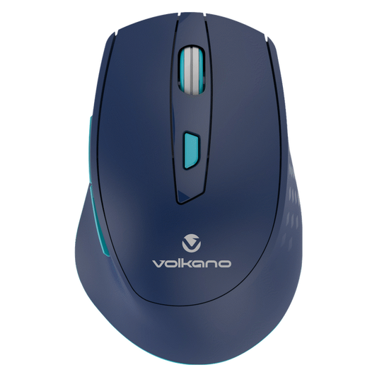 Volkano Chrome Series Wireless Mouse - Blue | VK-20234-BL