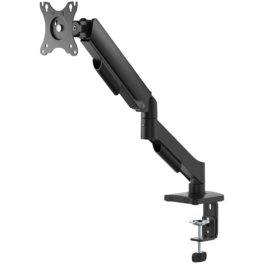 Volkano Steel Series Full Motion Single Monitor Desk Mount 17" - 32" | VK-4038-BK