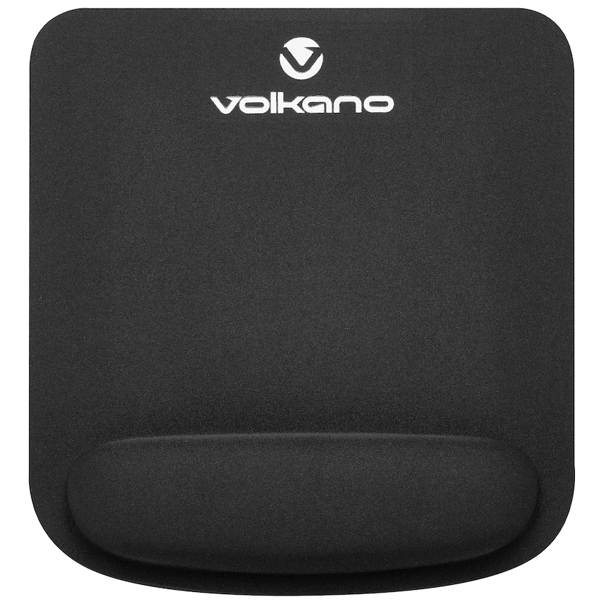 Volkano Rest Series Gel Mousepad - Black | VK-20023-BK