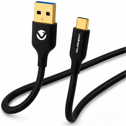 Volkano Connect C Type-C to USB 3.1 Cable M/M 0.75m | VK-20199-BK