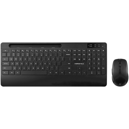 VolkanoX Gem Bluetooth Wireless Keyboard and Mouse - Black | VKX-20237-BK
