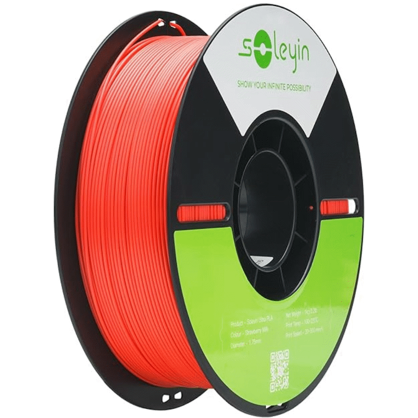 Creality 1.75mm Soleyin Ultra PLA Filament - Strawberry Milk 1Kg | 3301010602