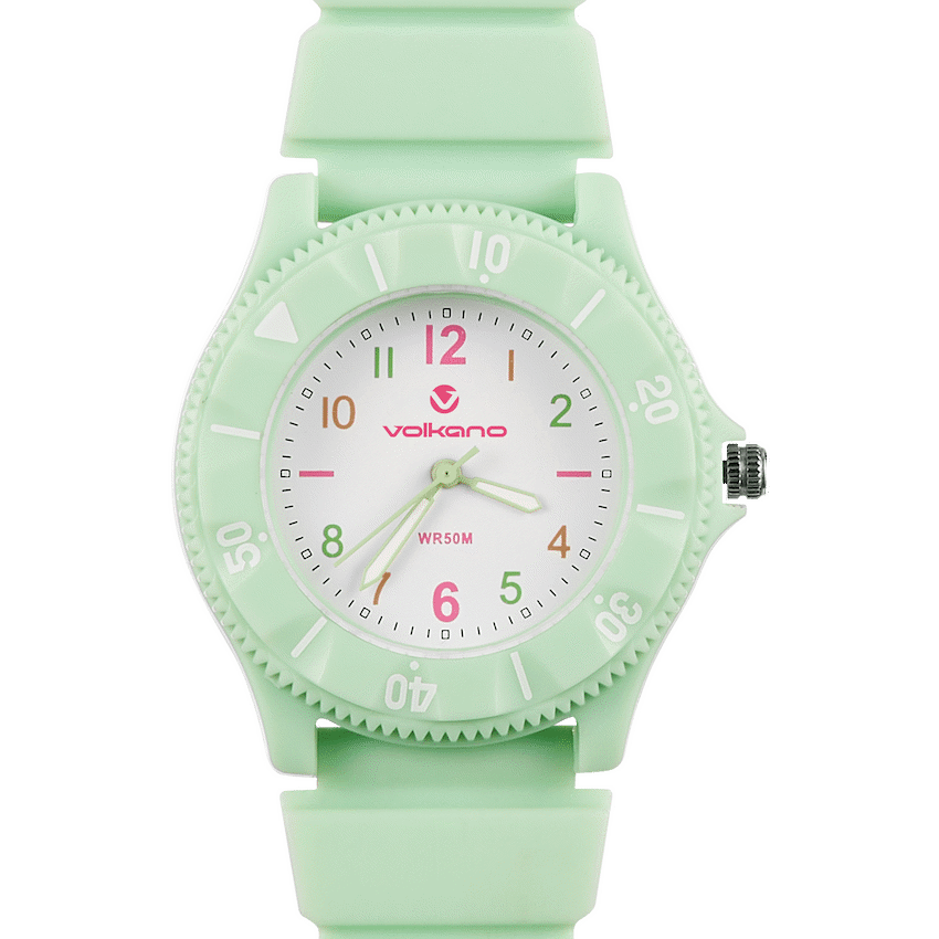 Volkano Mallow Series Kids Analogue Watch - Green | VK-5203-GN