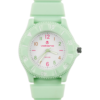 Volkano Mallow Series Kids Analogue Watch - Green | VK-5203-GN
