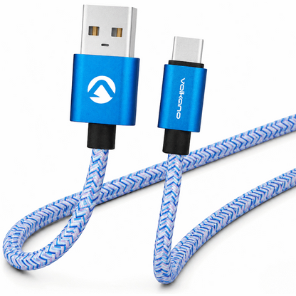 Volkano Fashion Series Micro USB Cable 1.8m - Sky Blue | VK-20060-SBL