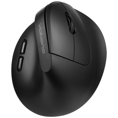Volkano Curve Series Ergonomic Bluetooth Wireless mouse - Black | VK-20305-BK