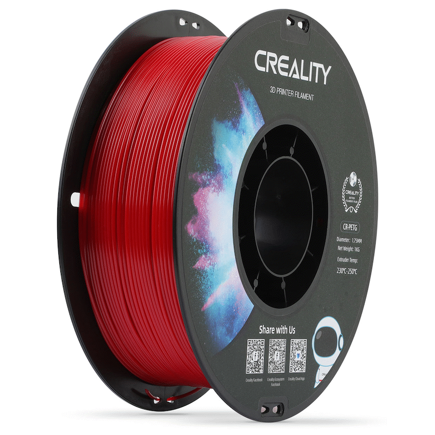 Creality 1.75mm PETG Filament - Red 1Kg | 3301030038