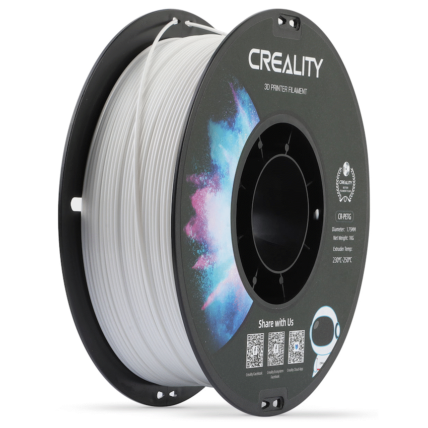 Creality 1.75mm PETG Filament - White 1Kg | 3301030034