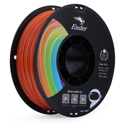 Creality 1.75mm Ender-PLA+ Filament - Orange 1Kg | 3301010307