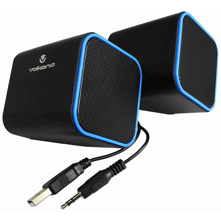 Volkano Diamond Series USB Speaker - Blue | VB-702-BLUE