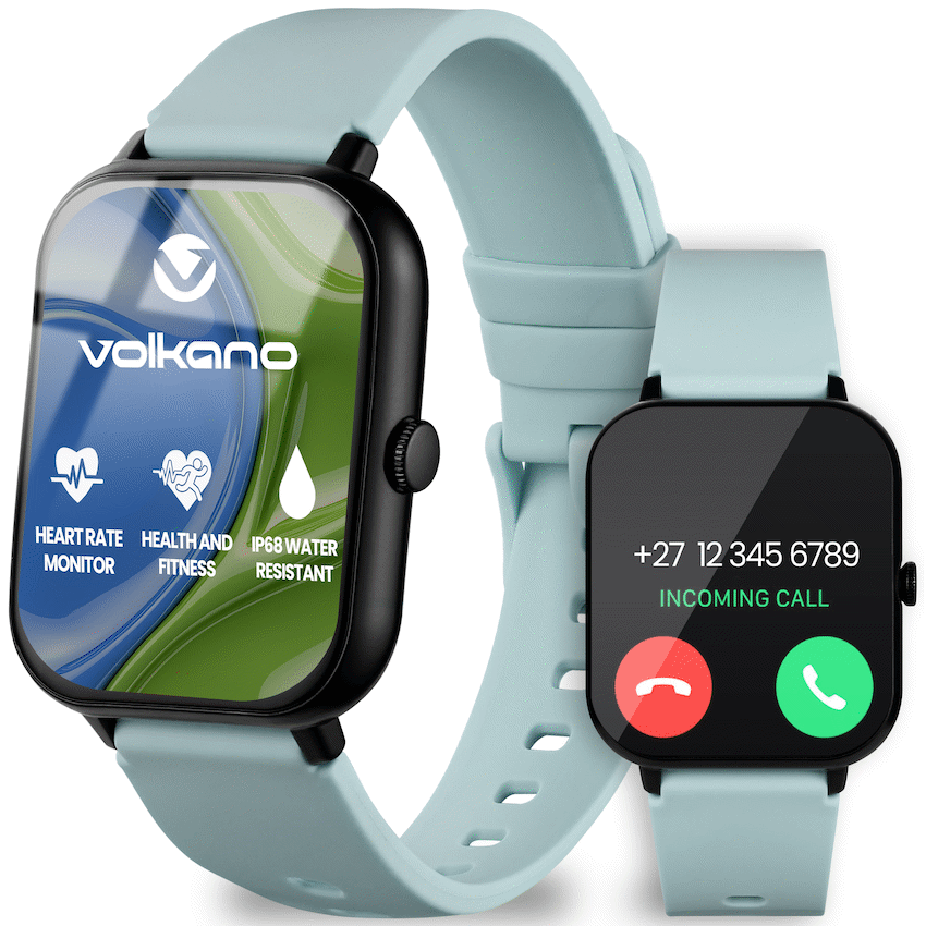 Volkano Chroma Series Smartwatch with Teal Strap | VK-5088-TL