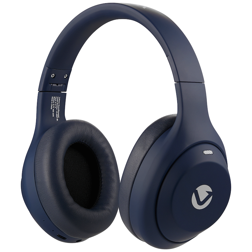 Volkano SoundSweeper Series Active Noise Cancelling bluetooth Headphones - Blue | VK-2027-BL
