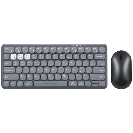 VolkanoX Blaze Bluetooth Wireless Keyboard and Mouse Combo - Graphite | VKX-210-GT