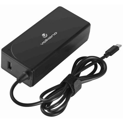 Volkano Brio Plus Series USB-C 65w Laptop Charger | VK-8052-BK