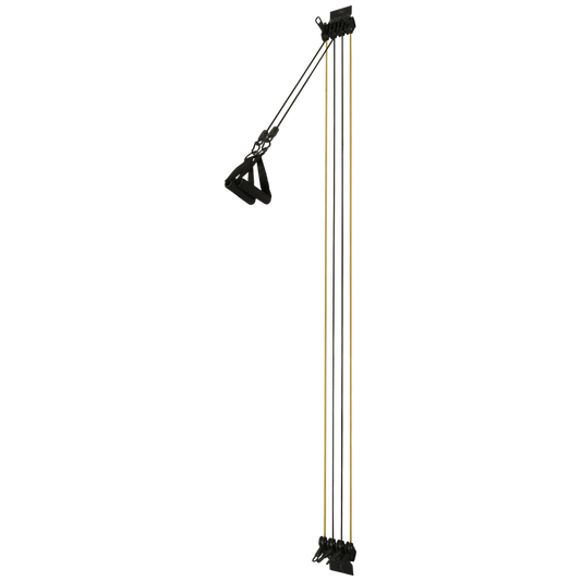 Volkano Active Doorway Gym - Black/Yellow | VA-1019-BKYL