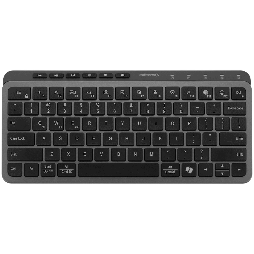 VolkanoX Ember Bluetooth Wireless Keyboard - Graphite | VKX-207-GT